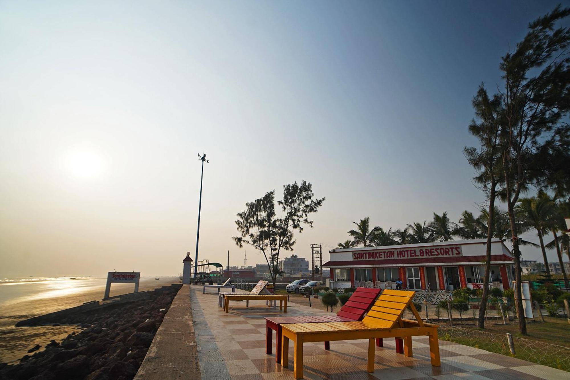 Santiniketan Hotel And Resort !! On Beach Family Resort !! ماندارموني المظهر الخارجي الصورة