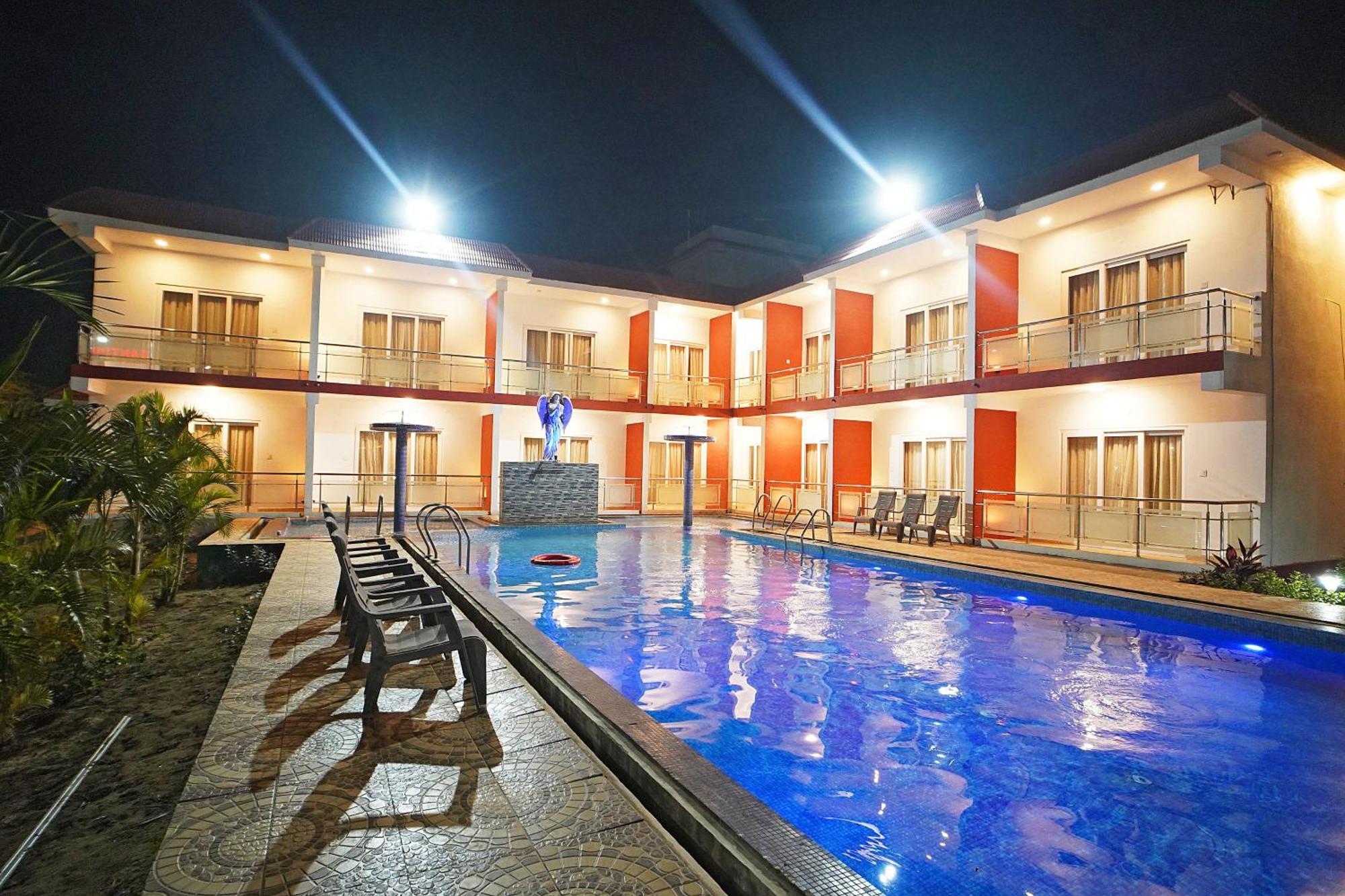 Santiniketan Hotel And Resort !! On Beach Family Resort !! ماندارموني المظهر الخارجي الصورة
