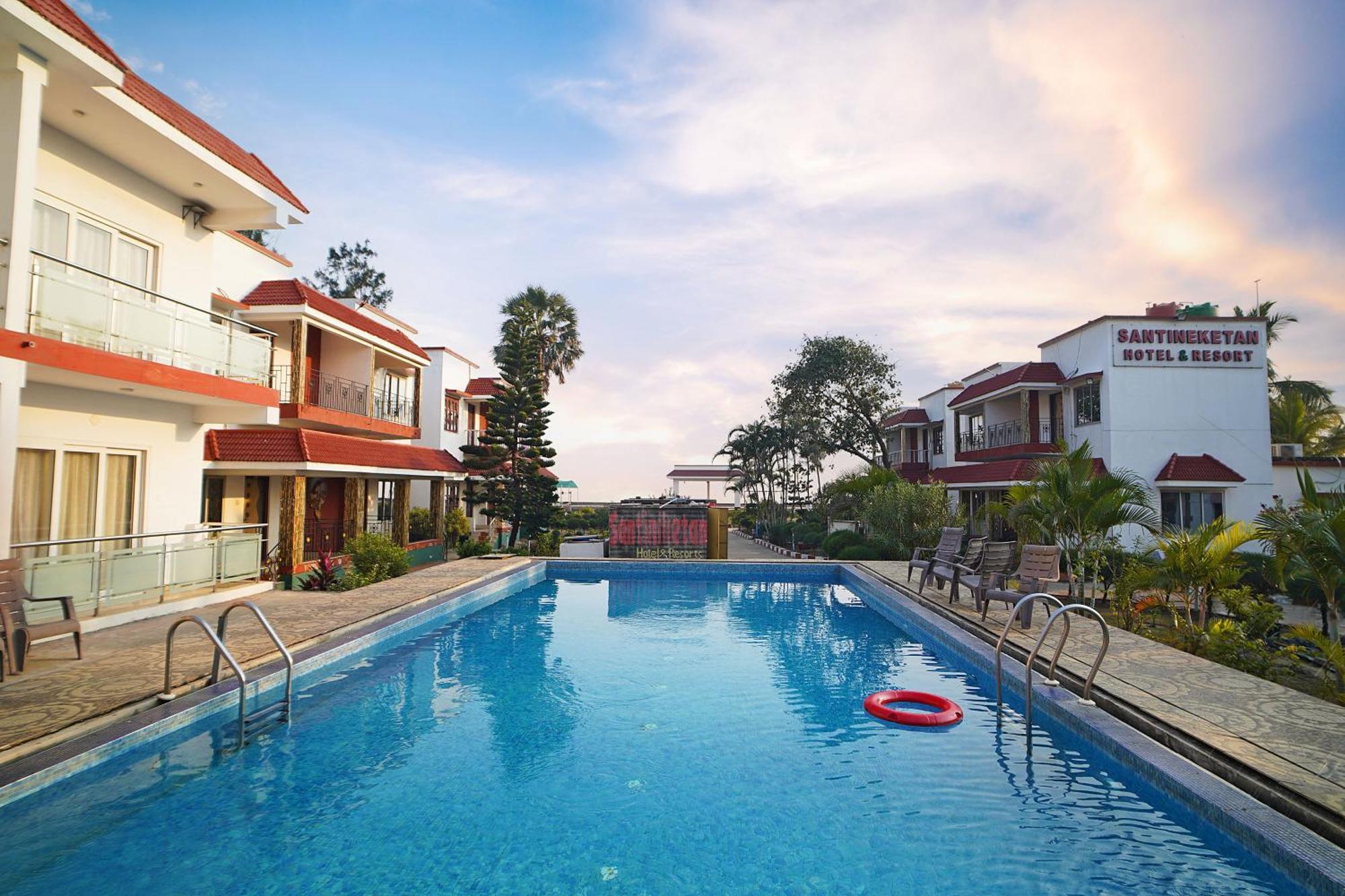 Santiniketan Hotel And Resort !! On Beach Family Resort !! ماندارموني المظهر الخارجي الصورة